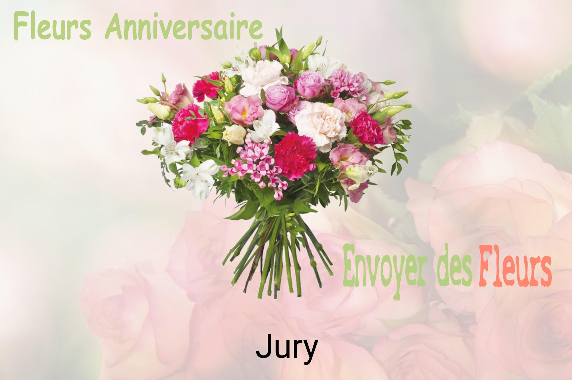 Bouquet de fleurs d’anniversaire livré à Jury